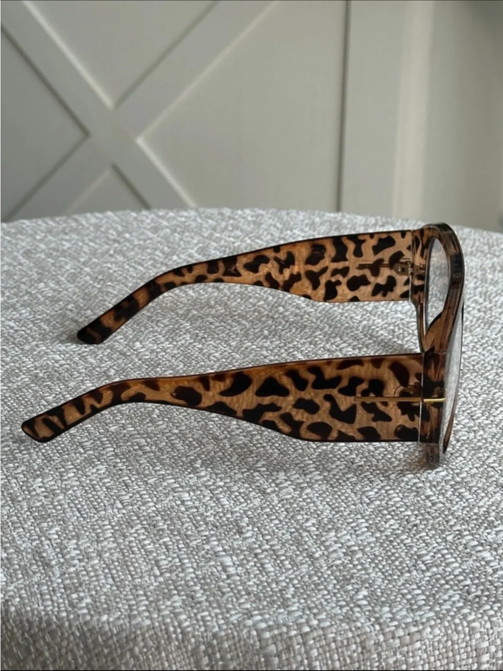 Leopard Print Sunglasses - Brown Pattern